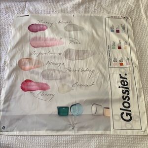 Glossier silk scarf